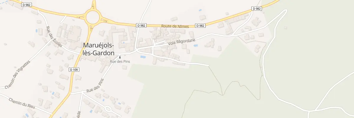 Plan du 7 Rue Haute à Maruéjols-lès-Gardon