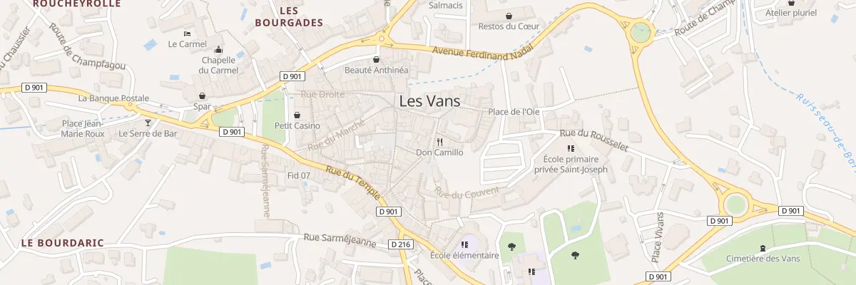 Plan du 4 Rue-du-cancel aux Vans