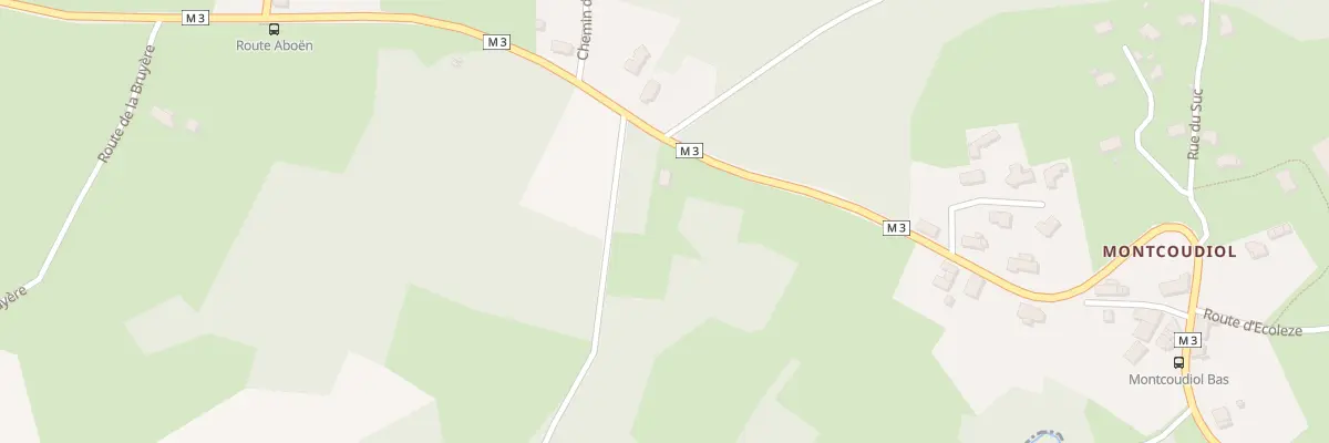 Plan du 675 Rte de Montcoudiol à Aboën