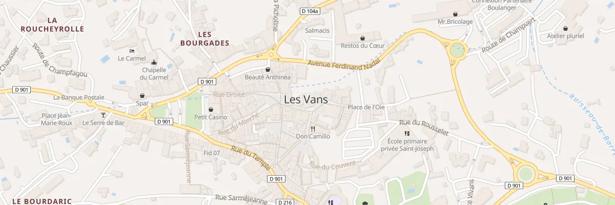 Plan du 9 Rue-courte aux Vans