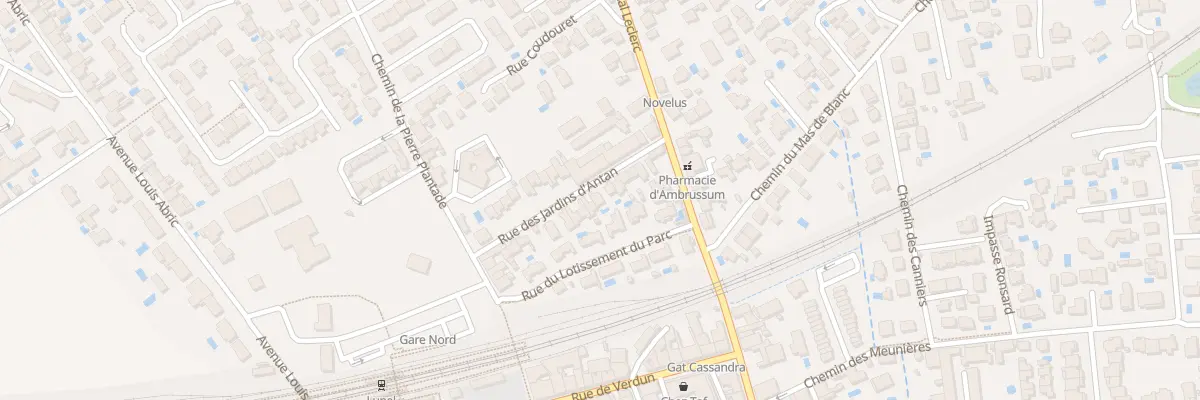 Plan du 119 Rue des Jardins d’Antan à Lunel