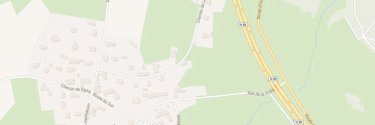 Plan du 635 Che de Lapinte à Saint-Maurice-de-Lignon