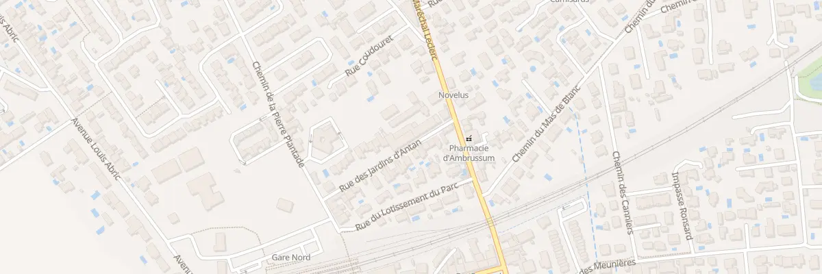 Plan du 135 Rue des Jardins d’Antan à Lunel
