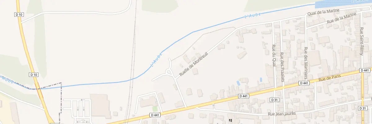Plan du 6 Rle de Montreuil à Arcis-sur-Aube