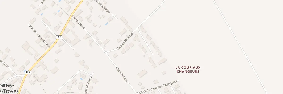 Plan du 2 Rue des Grands Plants à Creney-près-Troyes