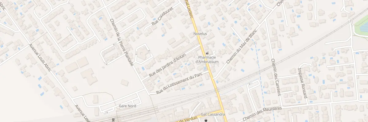 Plan du 131 Rue des Jardins d’Antan à Lunel