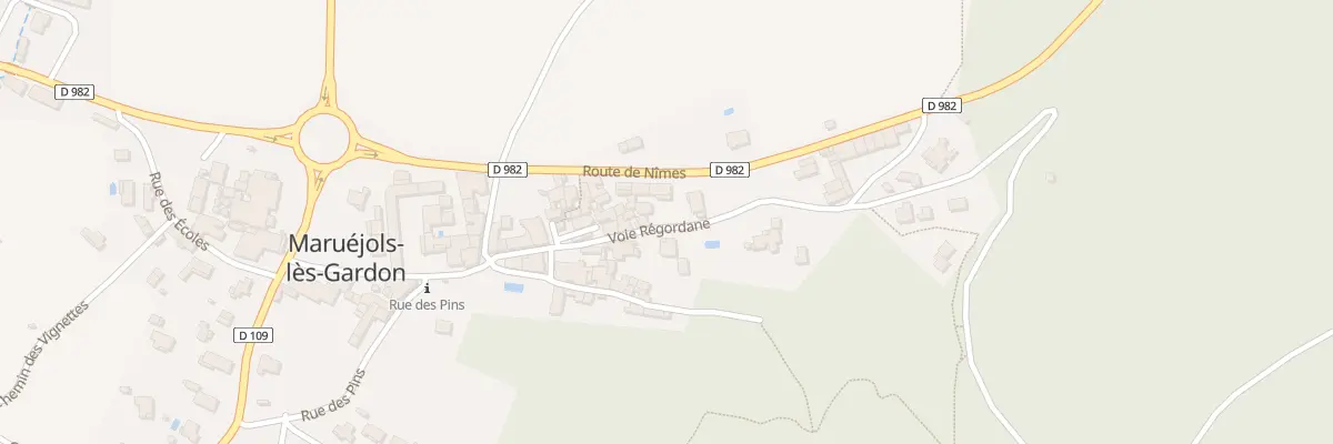 Plan du 11 Voie Regordane à Maruéjols-lès-Gardon