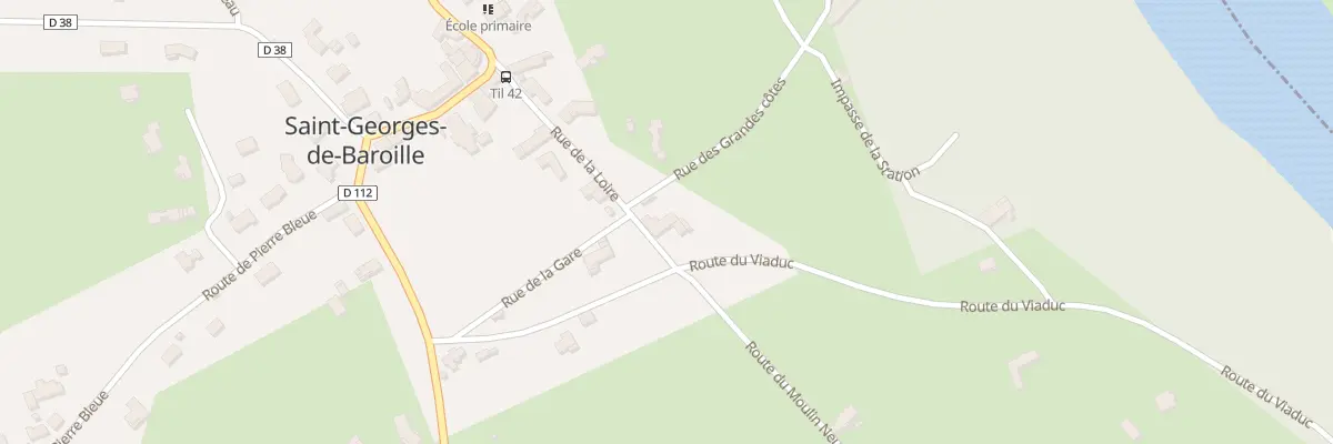 Plan du 180 Rue de la Loire à Saint-Georges-de-Baroille