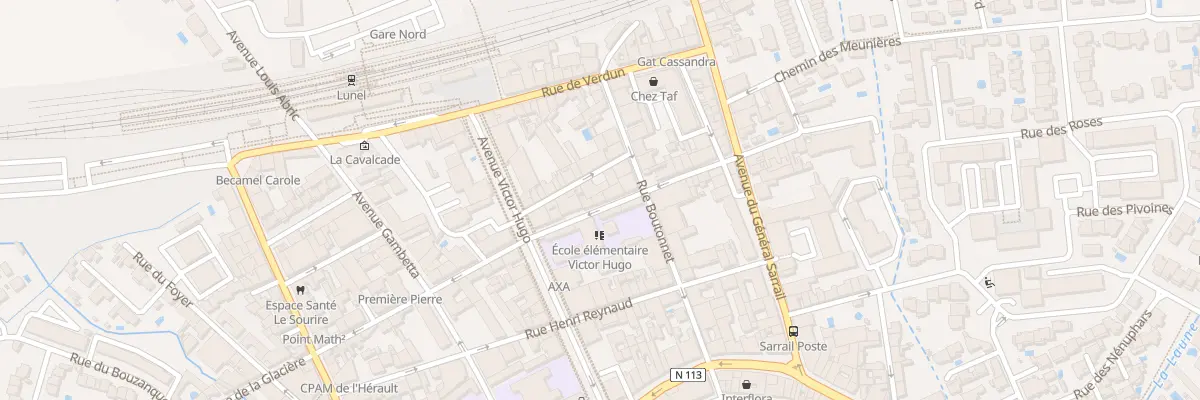 Plan du 274 Rue Lakanal à Lunel