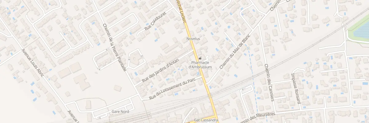 Plan du 155 Rue des Jardins d’Antan à Lunel