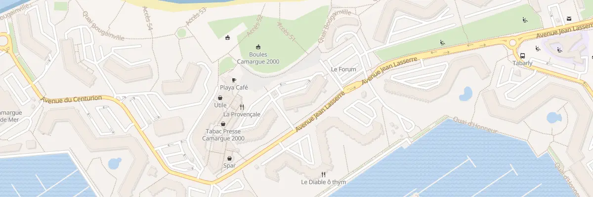 Plan du 4 Av Jean Lasserre au Grau-du-Roi