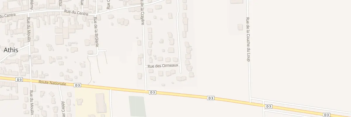 Plan du 5 Rue des Ormeaux à Athis
