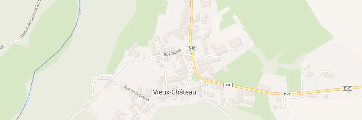 Plan du 9 Rue Croix Martin à Vieux-Château