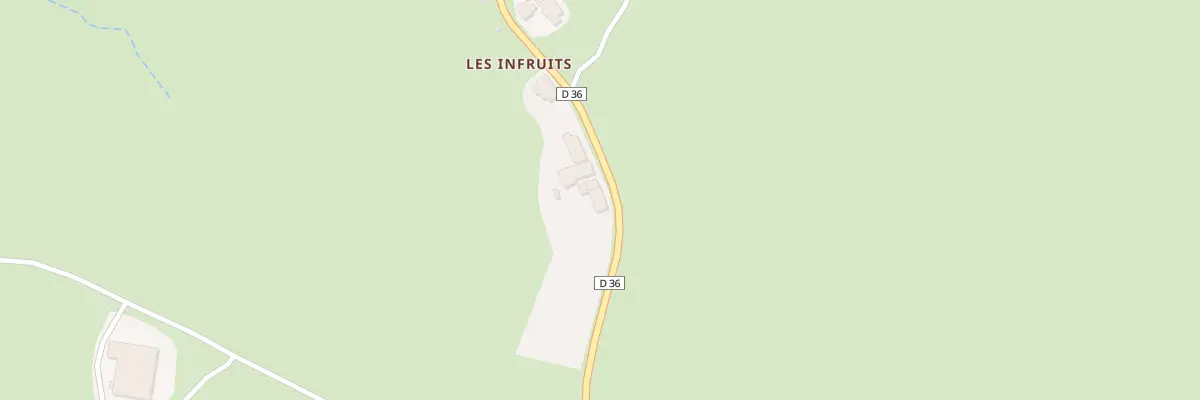 Plan du 1941 Les Infruits aux Estables