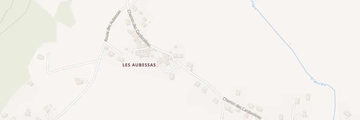 Plan du 16 Che des Cardonieres à Rousson