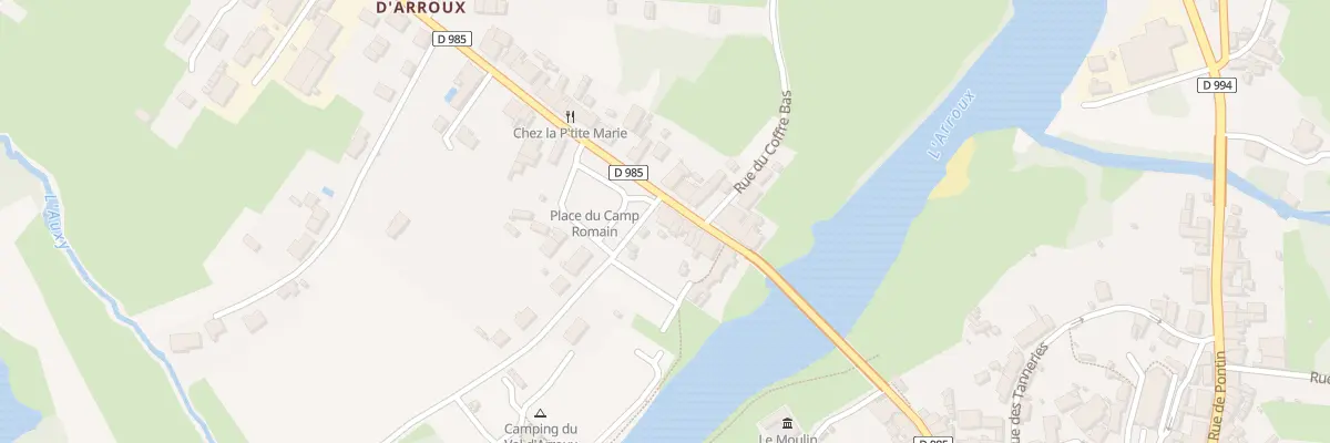 Plan du 17 Rue du Faubourg d’Arroux à Toulon-sur-Arroux