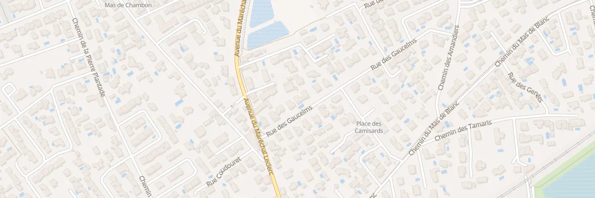 Plan du 94 Rue des Gaucelms à Lunel