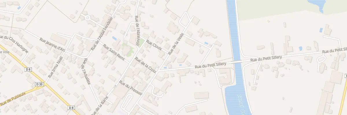 Plan du 2T Rue de la Vesle à Sillery