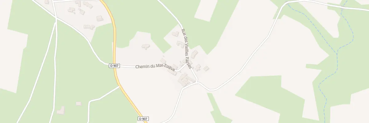 Plan du 205 Vieilles Passes à Aigremont