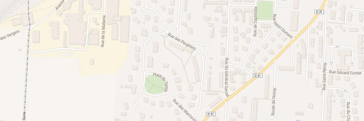Plan du 20 Rue des Peupliers à Arcis-sur-Aube