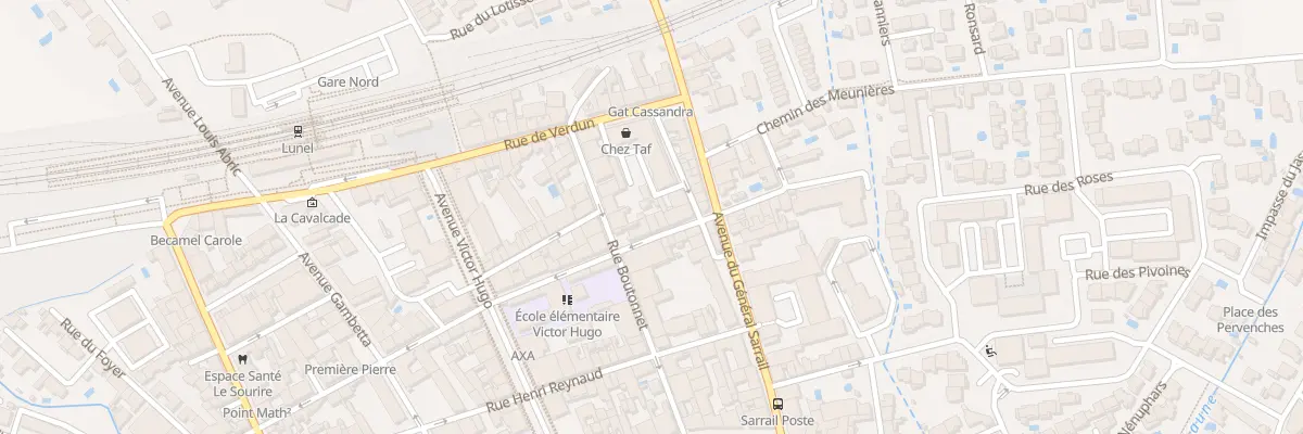 Plan du 352 Rue Lakanal à Lunel