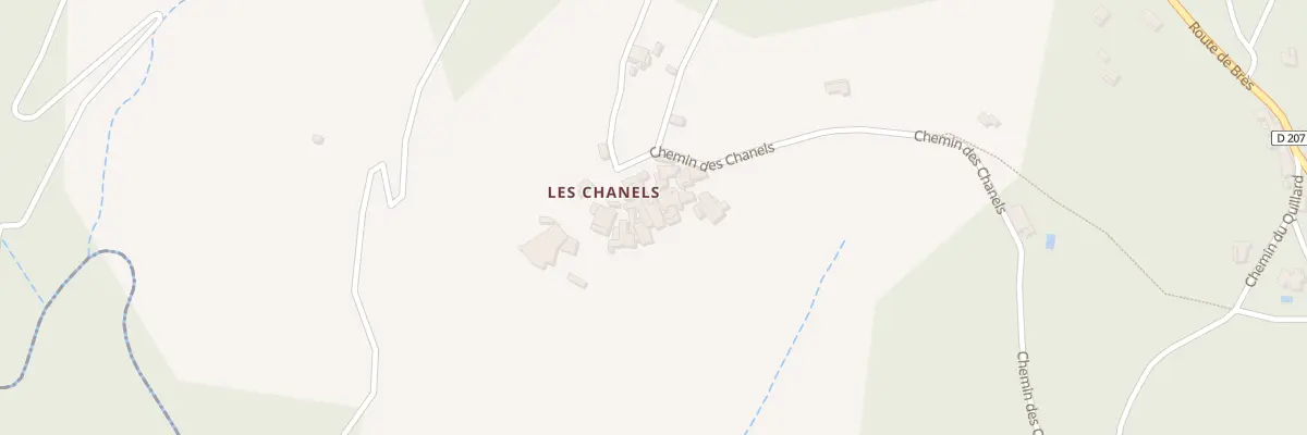 Plan du 5102 Les Chanels à Payzac