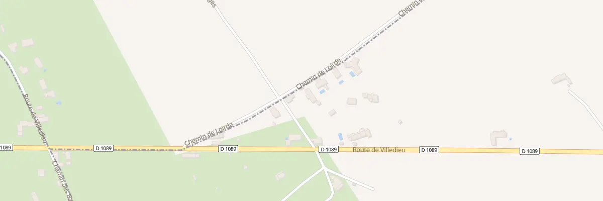 Plan du 1771 Che de Loirde à Poncins