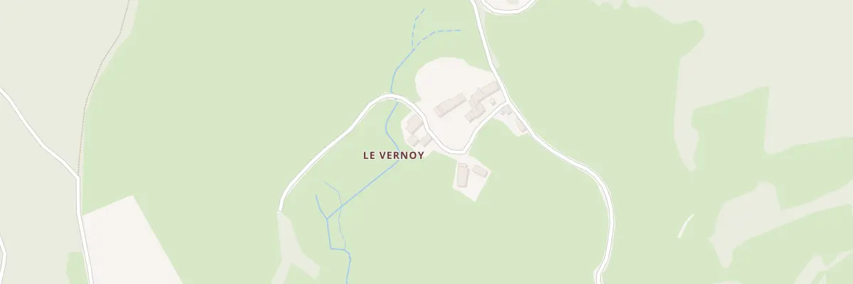 Plan du 6 Le Vernoy à Cussy-en-Morvan