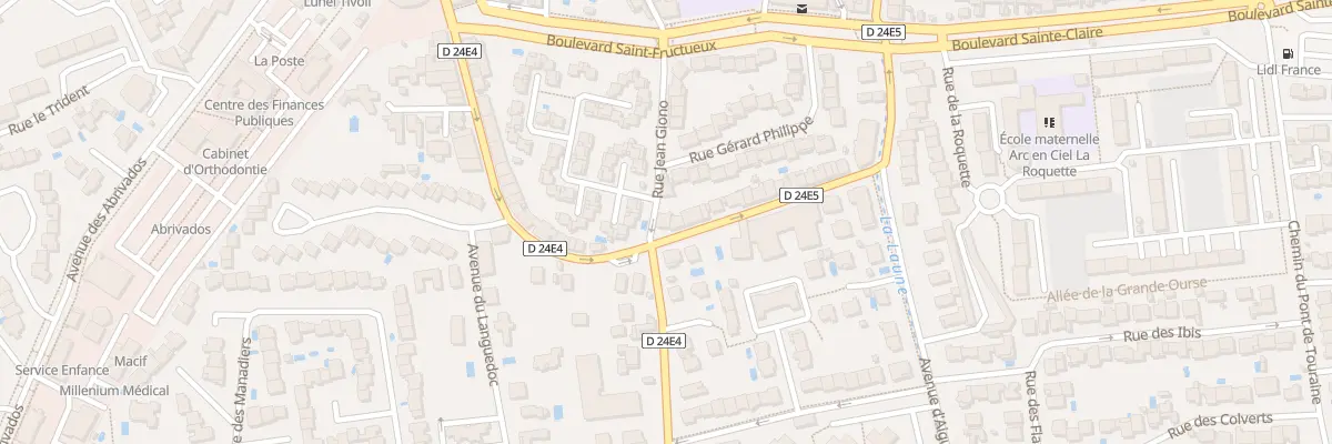 Plan du 382 Bd Diderot à Lunel