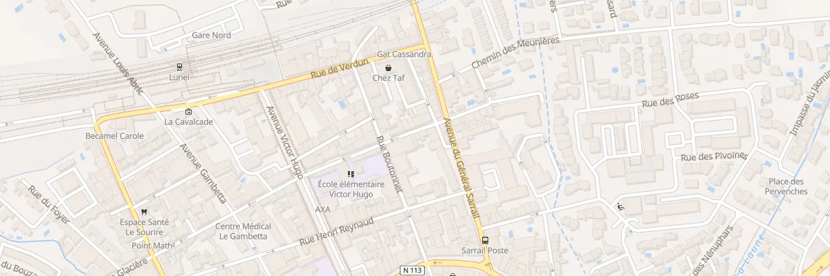 Plan du 355 Rue Lakanal à Lunel
