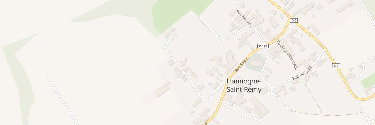 Plan du 5013 Le Carrefour à Hannogne-Saint-Rémy
