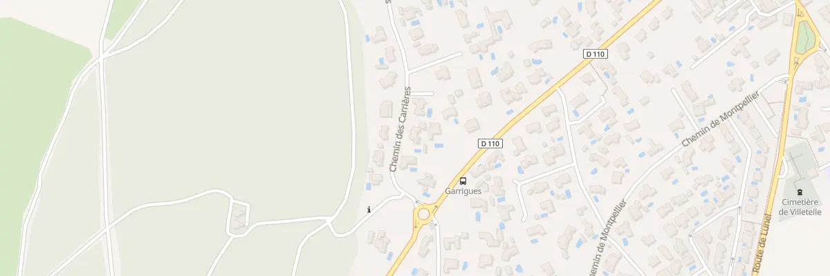 Plan du 96 Che des Carrieres à Villetelle