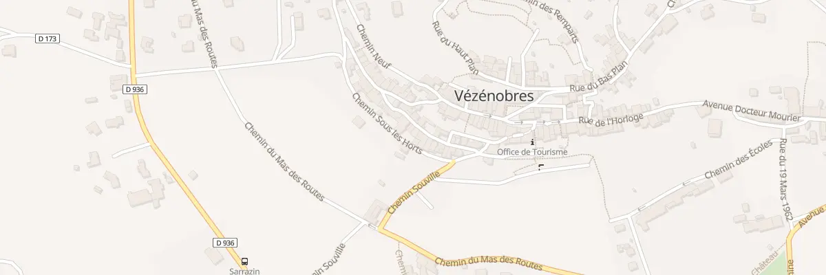 Plan du 19 Rue du Portail de Viterne à Vézénobres