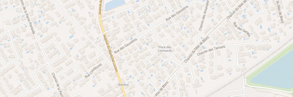 Plan du 93C Rue Bernard d’Anduze à Lunel