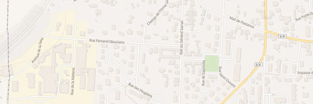 Plan du 5 Rue Fernand Mauclaire à Arcis-sur-Aube