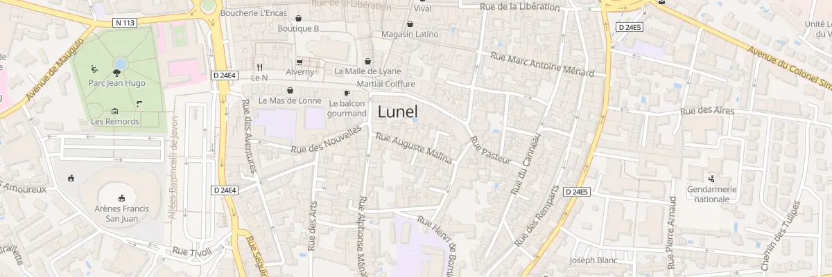 Plan du 56 Rue Auguste Malinas à Lunel