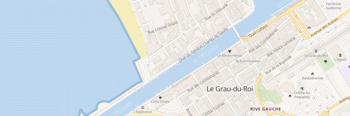 Plan du 20 Quai du General de Gaulle au Grau-du-Roi