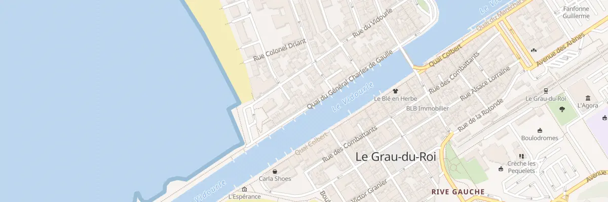 Plan du 22 Quai du General de Gaulle au Grau-du-Roi
