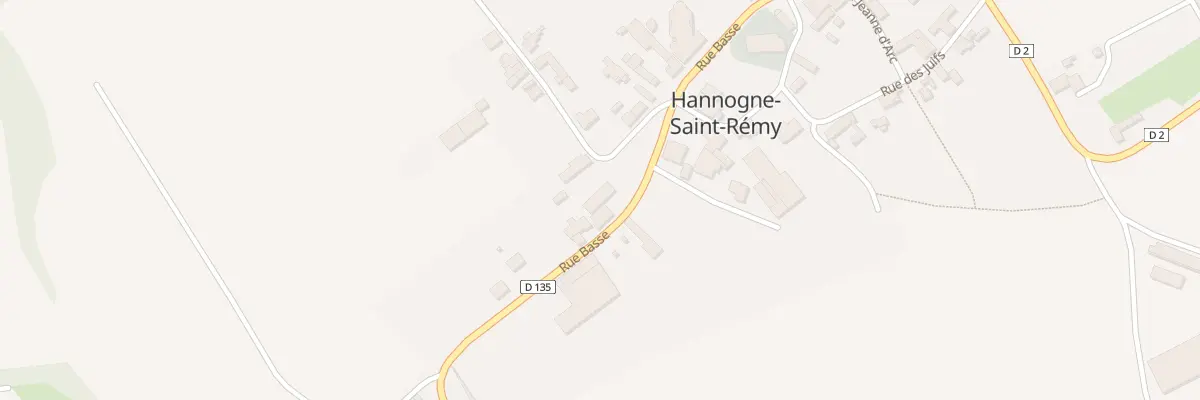 Plan du 5009 Saint Remy à Hannogne-Saint-Rémy