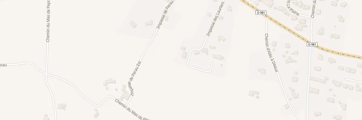 Plan du 208 Imp des Lauriers à Saint-Hilaire-de-Brethmas