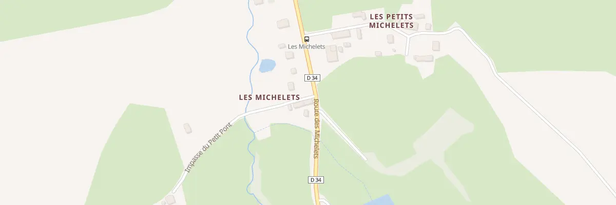 Plan du 5058 Les Michelets à Poisson