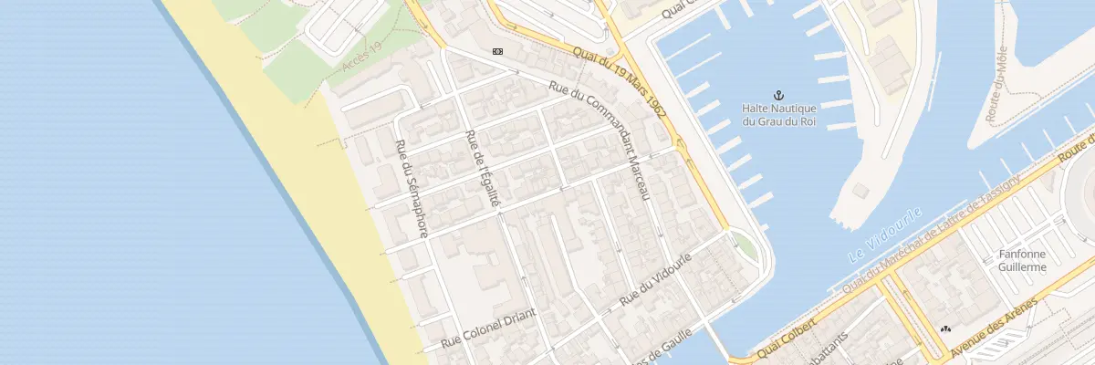 Plan du 20 Rue Gabriel Péri au Grau-du-Roi