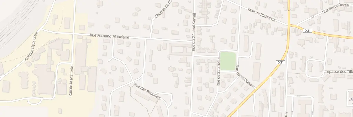 Plan du 22 Rue General Sarrail à Arcis-sur-Aube