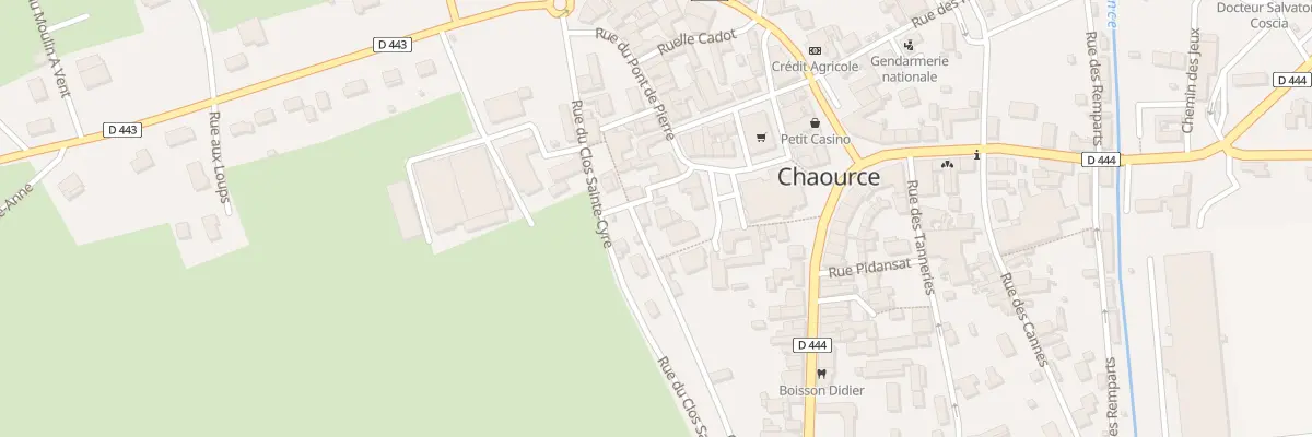 Plan du 3 Rle des Chattes à Chaource
