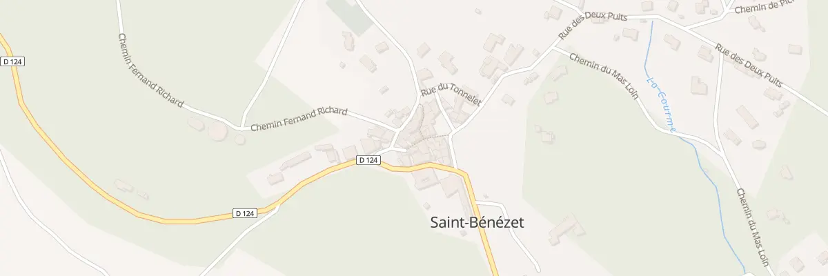 Plan du 5009 Rue du Bouscatier à Saint-Bénézet