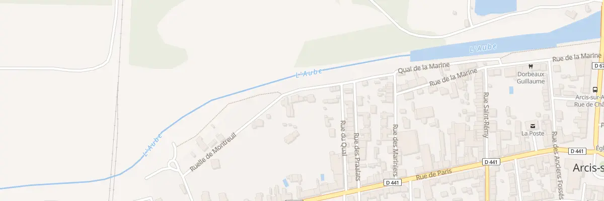Plan du 9 Quai du Port au Charbon à Arcis-sur-Aube