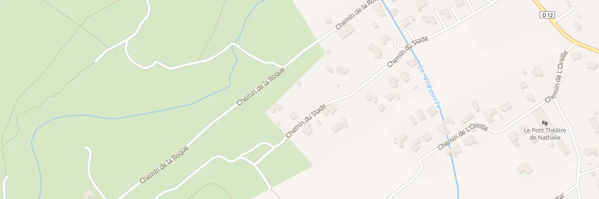 Plan du 422 Che du Stade à Aubais
