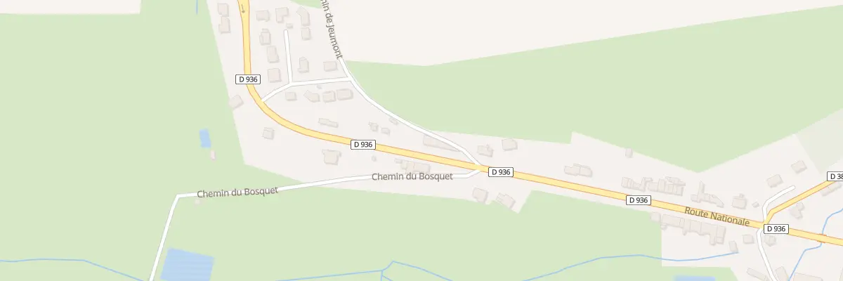 Plan du 4 Route Nationale à Cousolre