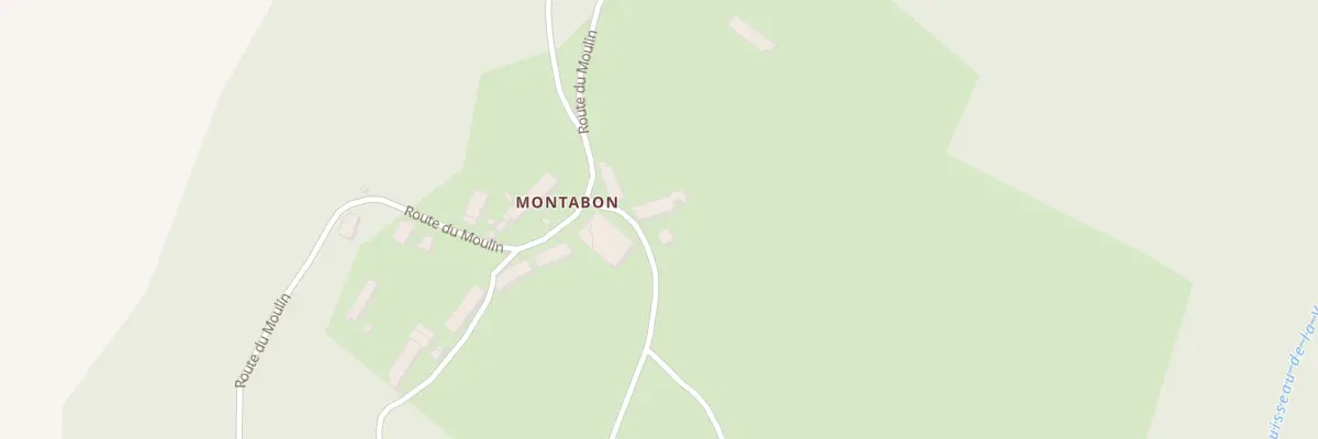 Plan du 5033 Sous Montabon à Champeau-en-Morvan