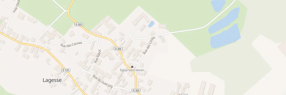 Plan du 5 Rue des Crolits à Lagesse